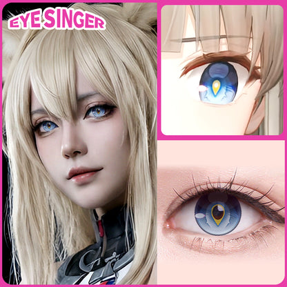 eyesinger arknights pelican blue anime cosplay contact lens cosplayer
