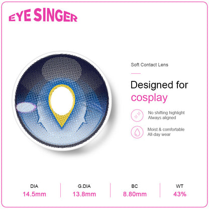 eyesinger arknights endfield blue anime cosplay contact lens features