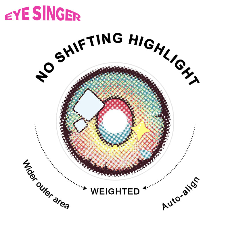 eyesinger zenless zone zero sunna green anime cosplay contact lens
