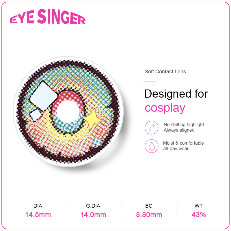eyesinger zenless zone zero sunna green anime cosplay contact lens features