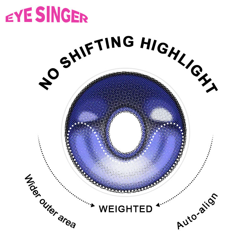 eyesinger genshin the wanderer purple anime cosplay contact lens 