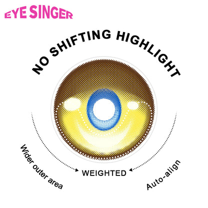 eyesinger genshin impact zi bai brown anime cosplay contact lens