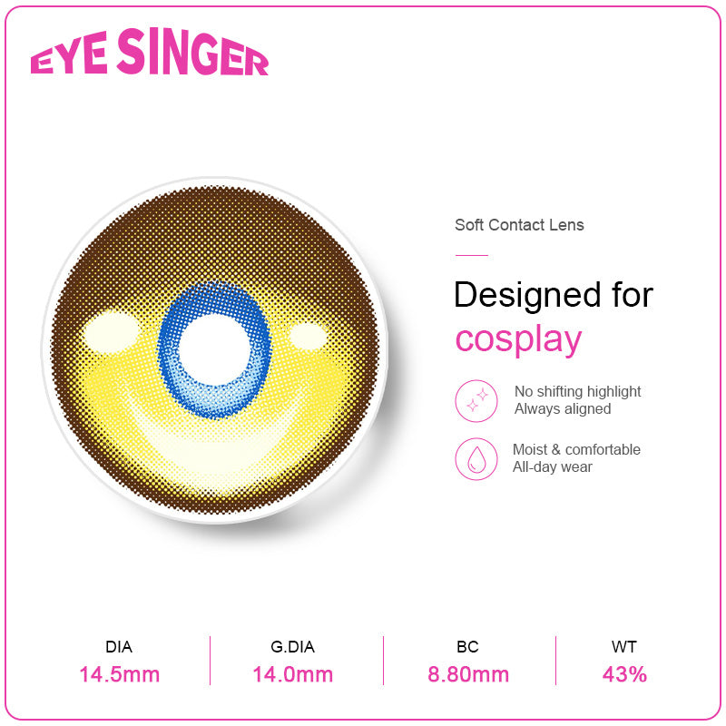 eyesinger genshin impact zi bai brown anime cosplay contact lens features