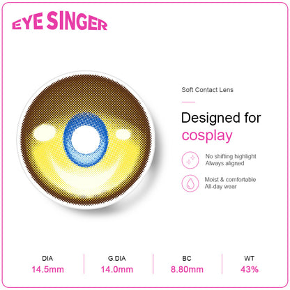 eyesinger genshin impact zi bai brown anime cosplay contact lens features