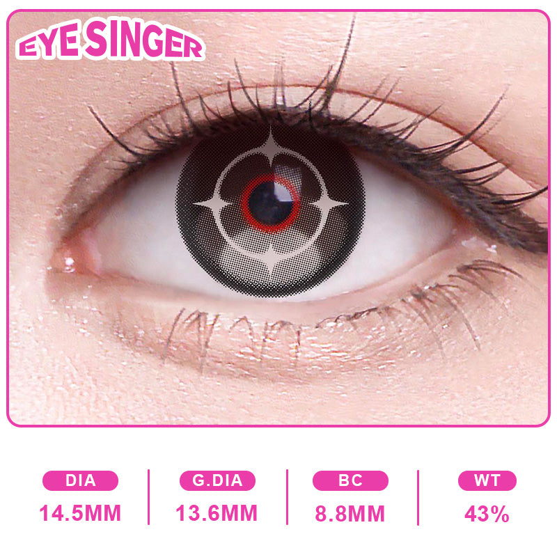 eyesinger honkaistarrail boothill gray anime cosplay contact lens on eye