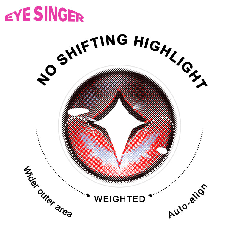 eyesinger wutheringwaves hiyuki pink anime cosplay contact lens