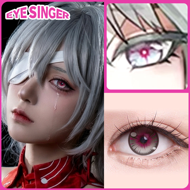 eyesinger wuthering waves phrolova purple anime cosplay contact lens cosplayer
