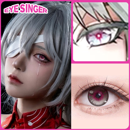 eyesinger wuthering waves phrolova purple anime cosplay contact lens cosplayer